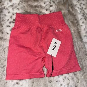 AYBL athletic Shorts. Size Small. Pink with speckles.